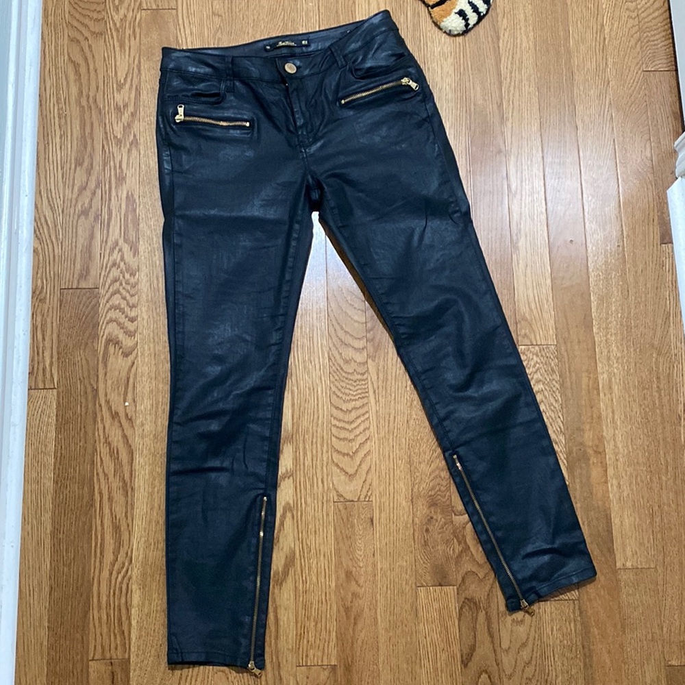 Zara ankle moto pants